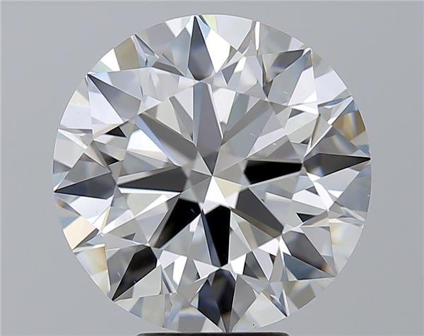 6.02ct G VS1 Rare Carat Ideal Cut Round Diamond