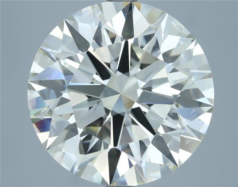 7.67ct J VS2 Rare Carat Ideal Cut Round Diamond