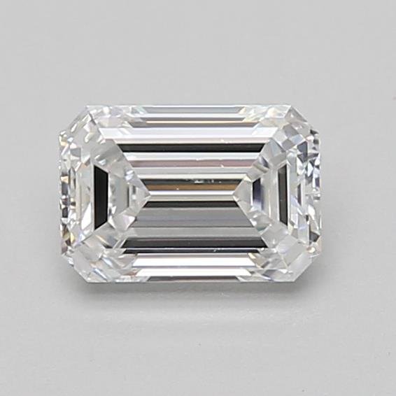 0.81ct D VVS2 Rare Carat Ideal Cut Emerald Lab Grown Diamond