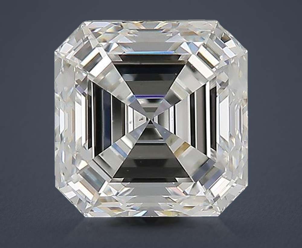 1.64 Carat Asscher Natural Diamond