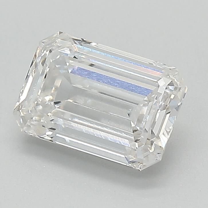 1.41ct F VVS2 Rare Carat Ideal Cut Emerald Lab Grown Diamond