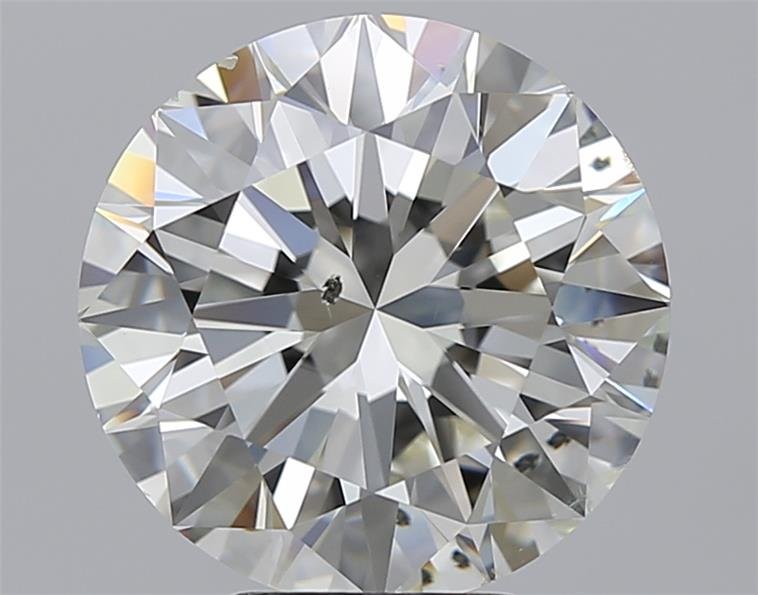 5.50ct K SI2 Rare Carat Ideal Cut Round Diamond