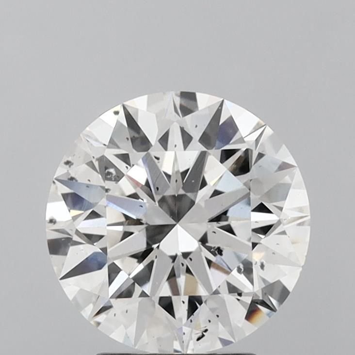 3.28ct F SI2 Rare Carat Ideal Cut Round Lab Grown Diamond