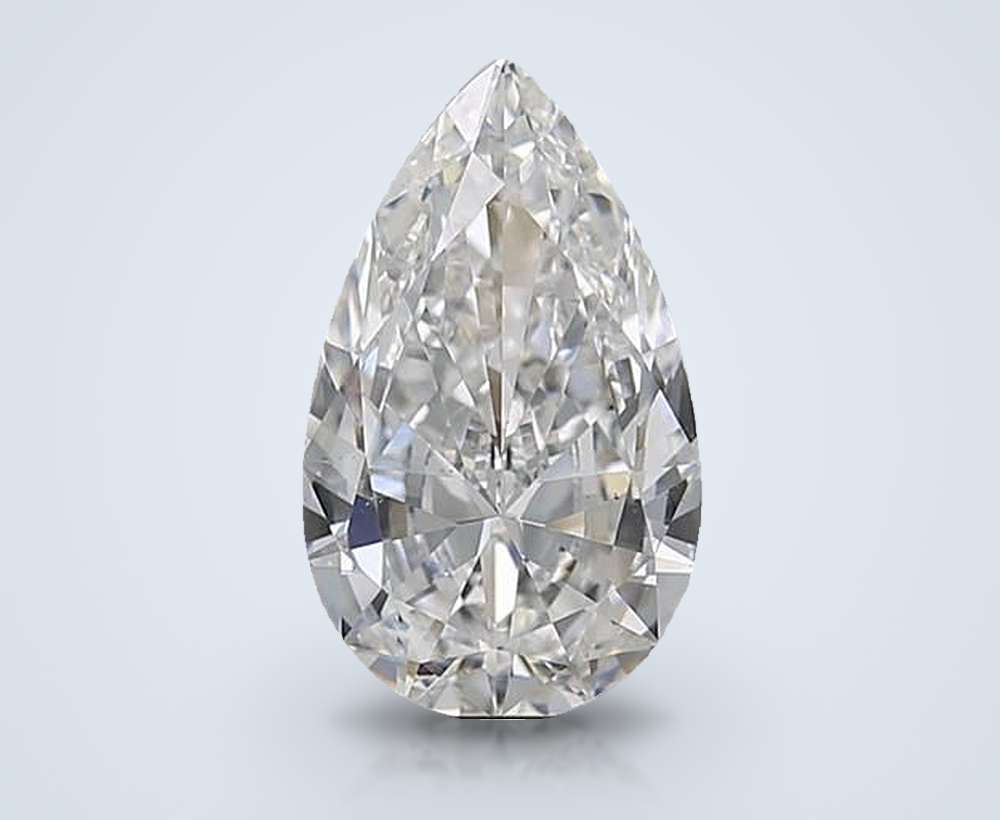2.51 Carat Pear Natural Diamond