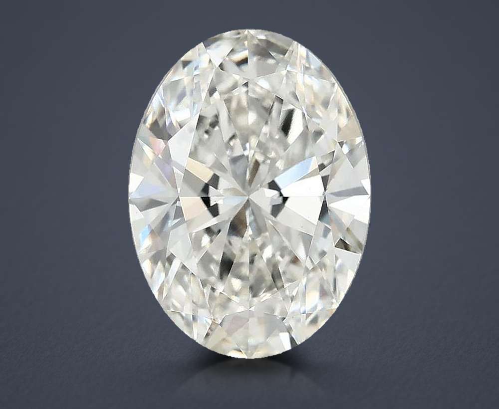 3.81 Carat Oval Lab Diamond
