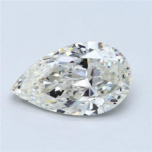 5.03ct J SI2 Excellent Cut Pear Diamond