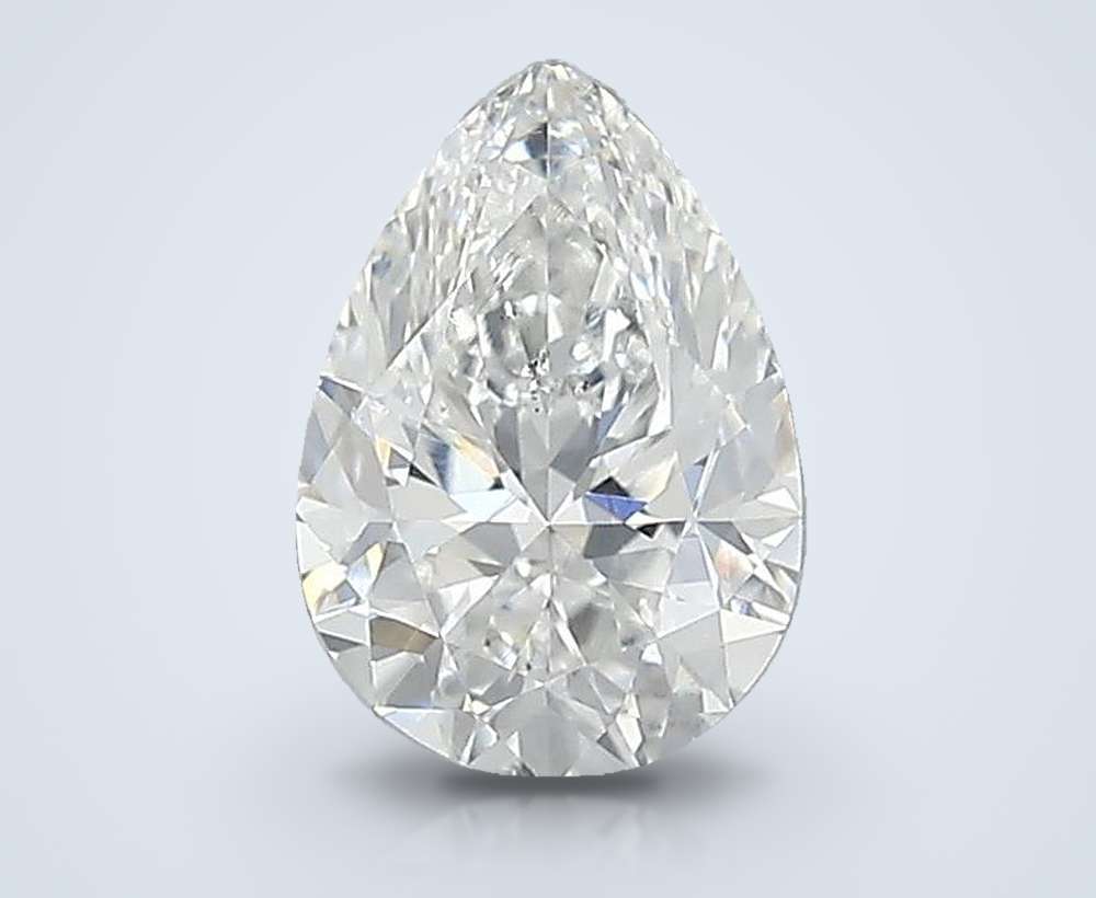 0.90 Carat Pear Natural Diamond