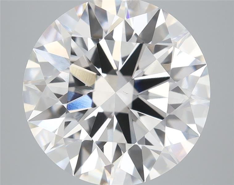 5.57ct G VVS2 Rare Carat Ideal Cut Round Lab Grown Diamond