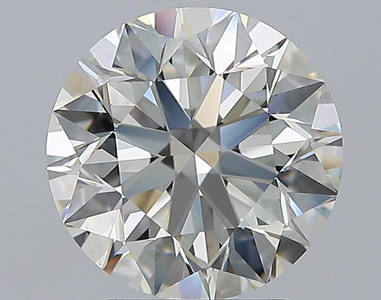 3.01ct K SI1 Excellent Cut Round Diamond