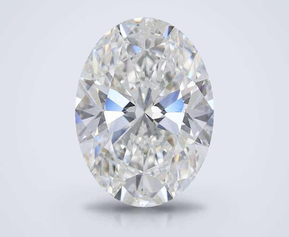 5.73 Carat Oval Lab Diamond
