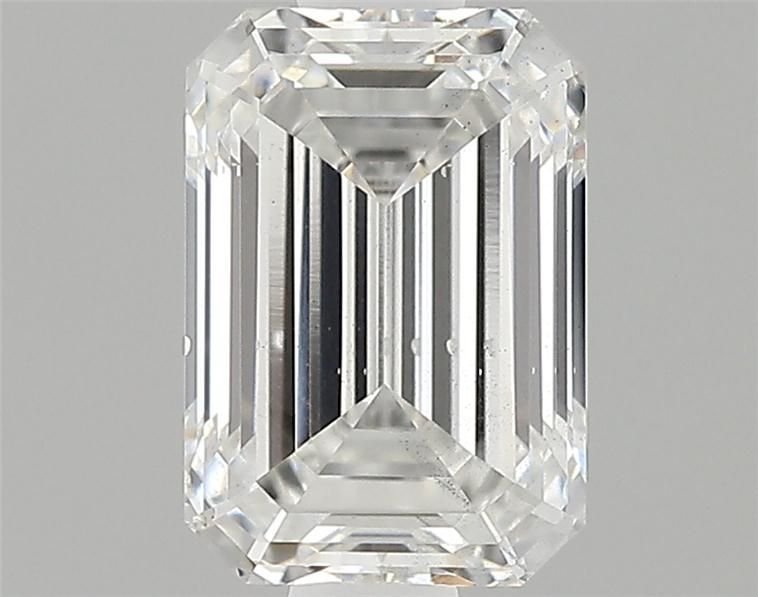 0.79ct G SI1 Rare Carat Ideal Cut Emerald Lab Grown Diamond