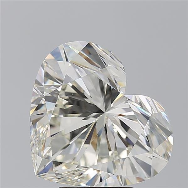 6.01ct K VS2 Rare Carat Ideal Cut Heart Diamond