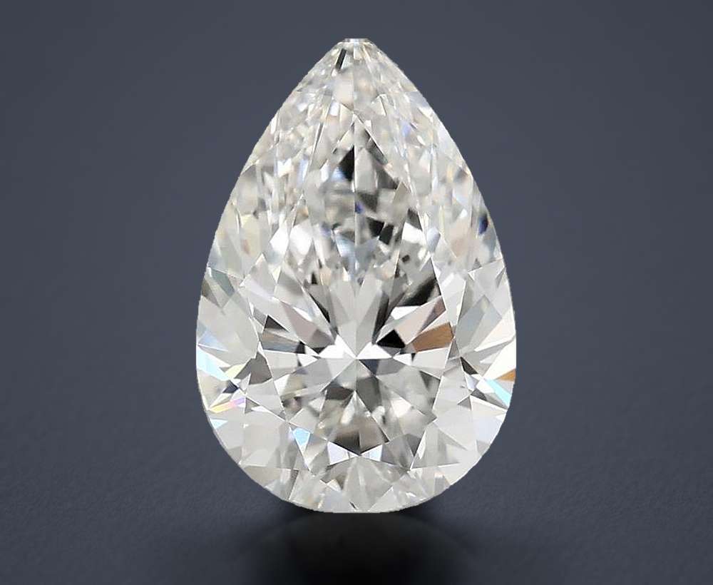 2.85 Carat Pear Lab Diamond