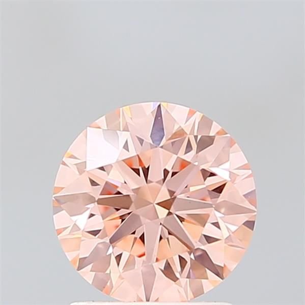 1.55 Ct. Fancy Vivid Pink Round Lab Diamond
