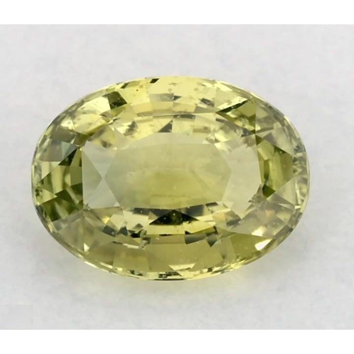 2.02 Carat Green Oval Sapphire