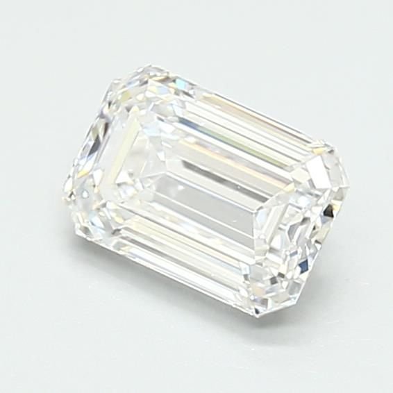0.96ct D VVS1 Good Cut Emerald Lab Grown Diamond