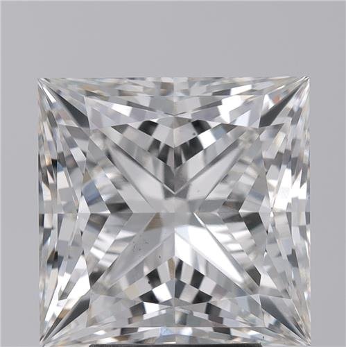 5.03ct H VS2 Rare Carat Ideal Cut Princess Lab Grown Diamond