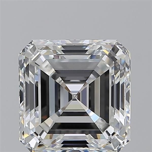 4.01ct E VVS2 Very Good Cut Asscher Diamond