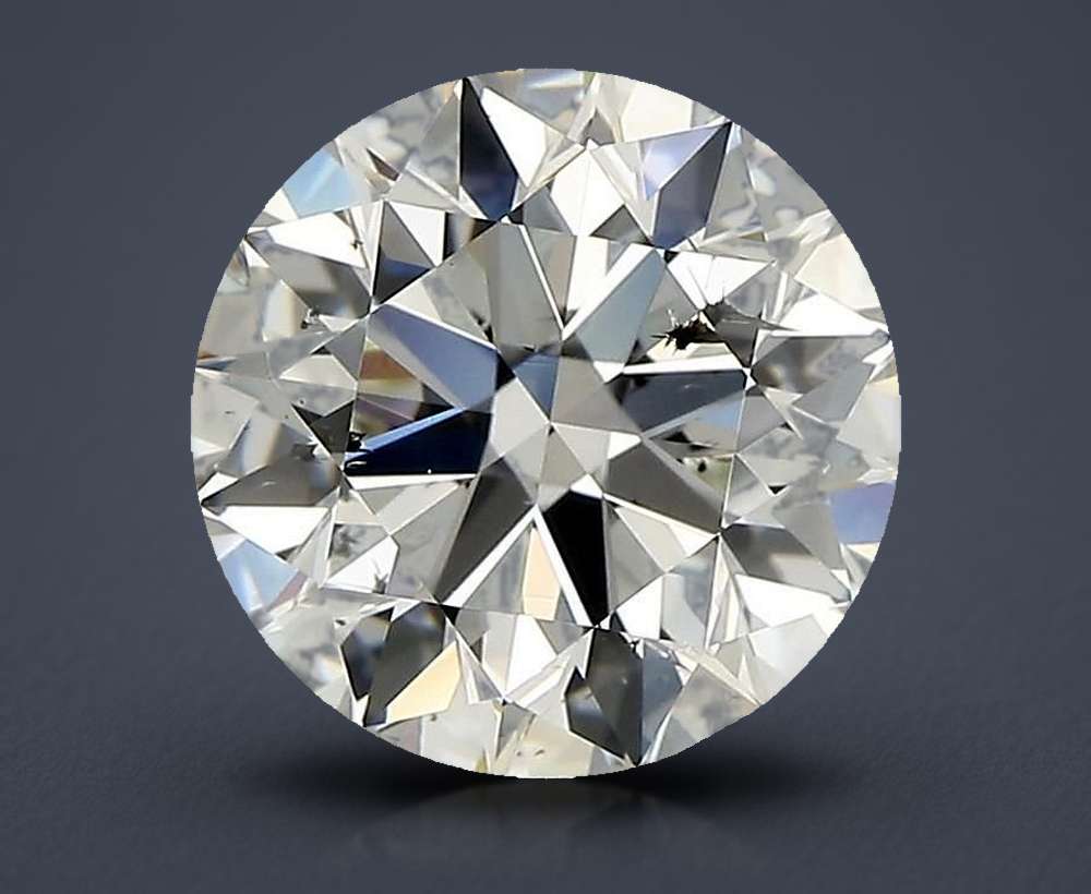 3.00 Carat Round Natural Diamond
