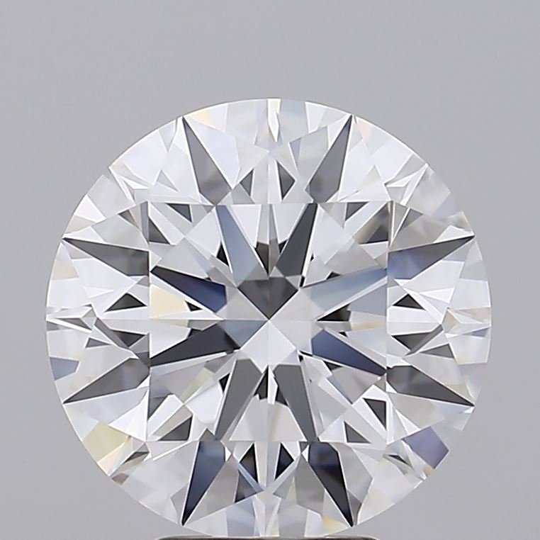 5.12ct F IF Rare Carat Ideal Cut Round Lab Grown Diamond