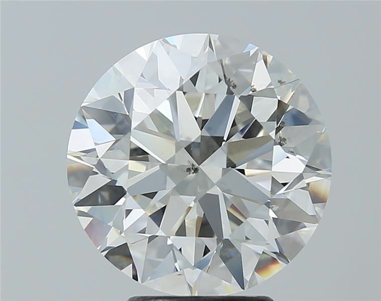 4.51ct J SI2 Rare Carat Ideal Cut Round Diamond