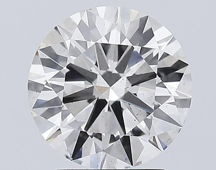 2.54ct H SI1 Rare Carat Ideal Cut Round Lab Grown Diamond