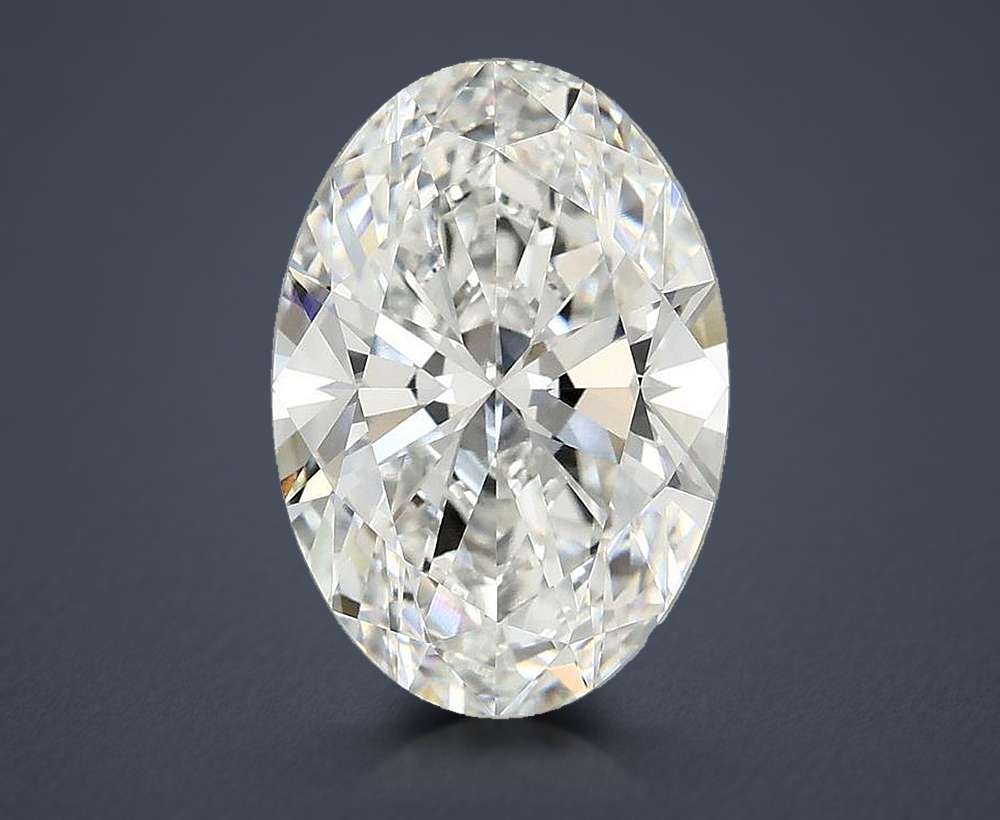 3.76 Carat Oval Lab Diamond