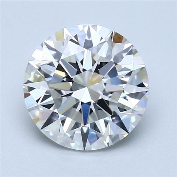 2.00ct H VS2 Rare Carat Ideal Cut Round Diamond