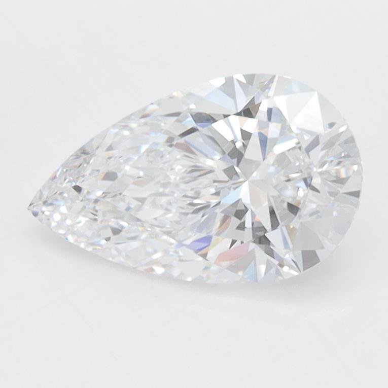 1.09ct D VVS1 Rare Carat Ideal Cut Pear Lab Grown Diamond