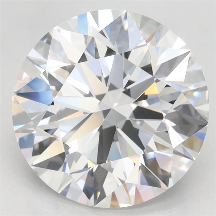 3.49ct D VVS1 Rare Carat Ideal Cut Round Lab Grown Diamond