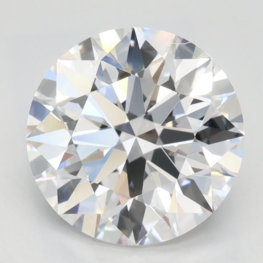 2.16ct D VVS2 Rare Carat Ideal Cut Round Lab Grown Diamond