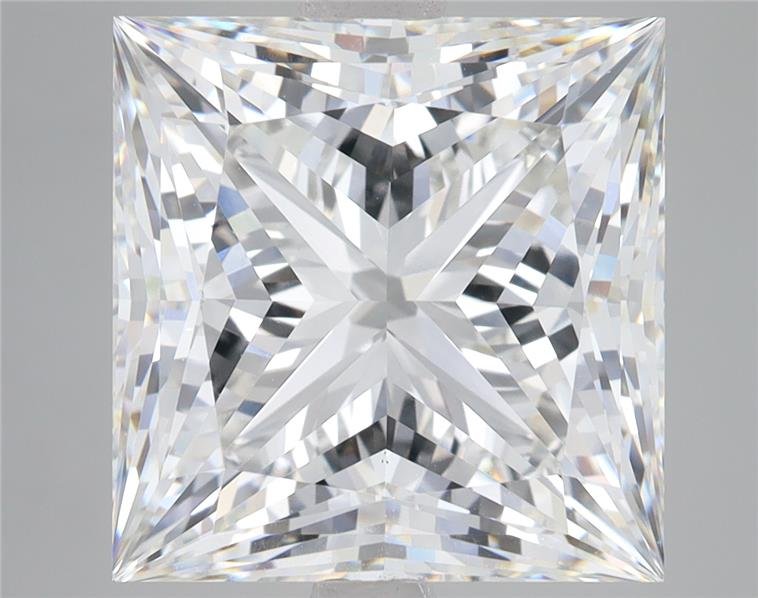 10.46ct F VS1 Rare Carat Ideal Cut Princess Lab Grown Diamond
