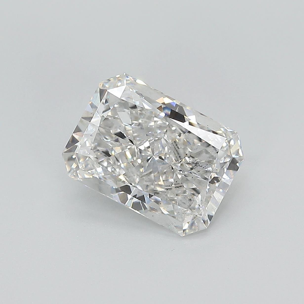 2.51ct F SI1 Rare Carat Ideal Cut Radiant Lab Grown Diamond