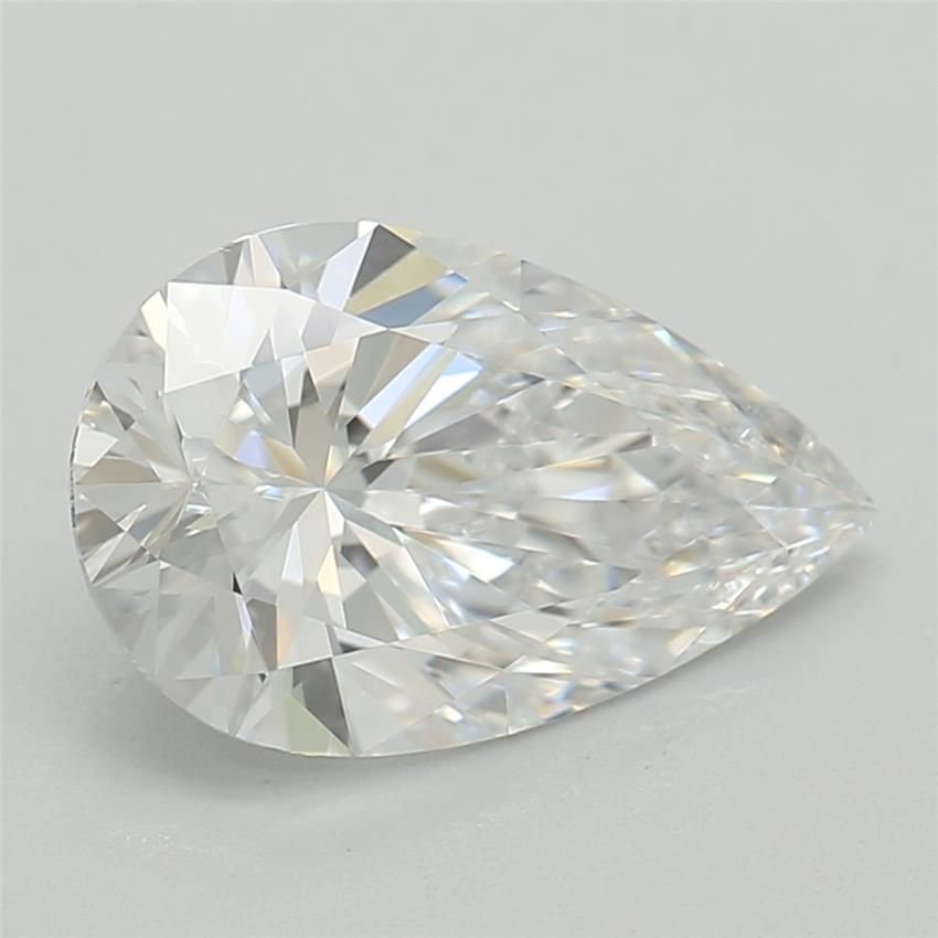 1.09ct D VS1 Rare Carat Ideal Cut Pear Lab Grown Diamond