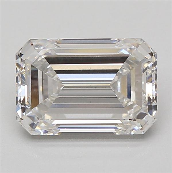 3.10ct E VS1 Excellent Cut Emerald Lab Grown Diamond