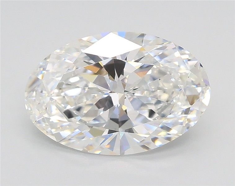 2.04ct E VS2 Rare Carat Ideal Cut Oval Lab Grown Diamond