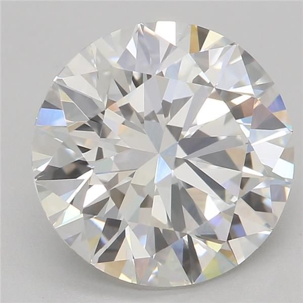 2.56ct E VVS2 Excellent Cut Round Lab Grown Diamond