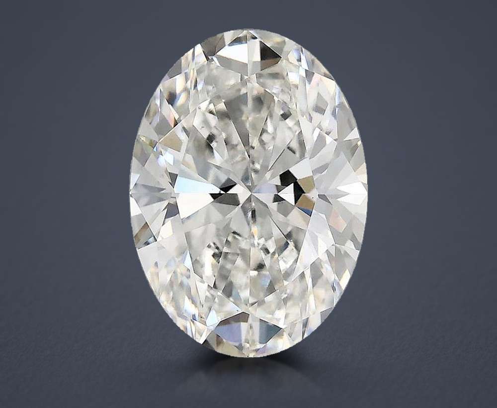 3.95 Carat Oval Lab Diamond