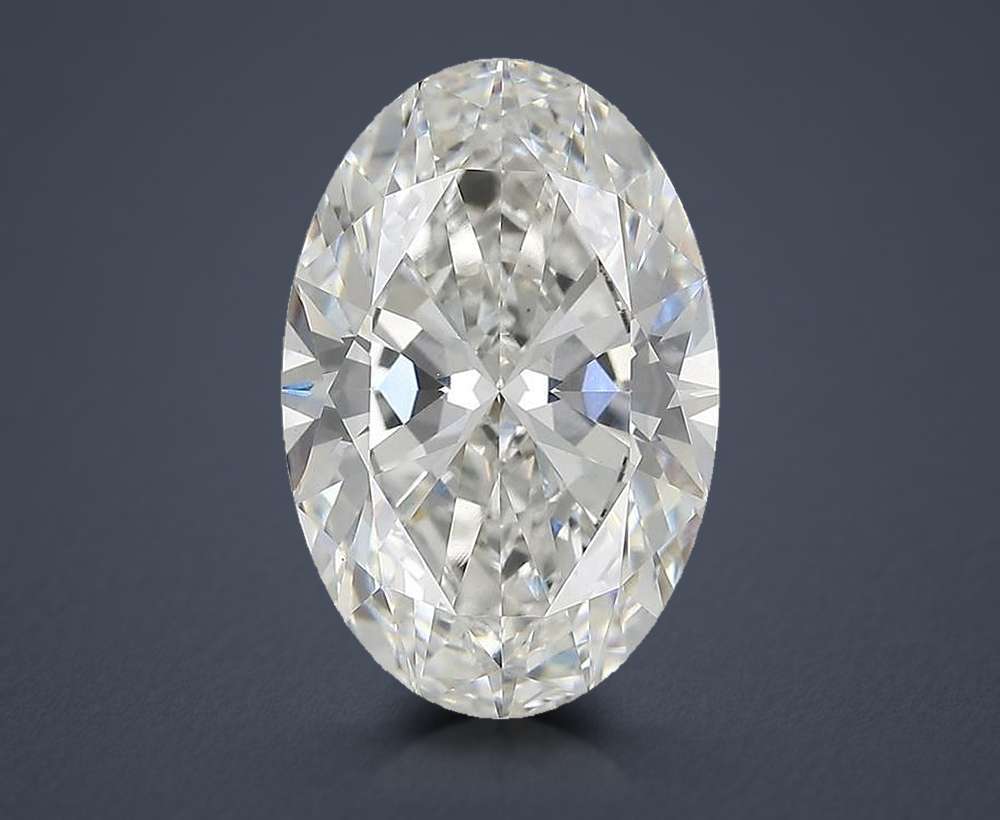 6.12 Carat Oval Lab Diamond