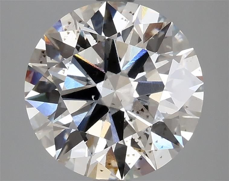 3.38ct F SI2 Rare Carat Ideal Cut Round Lab Grown Diamond