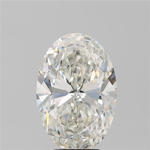 5.03ct J SI1 Rare Carat Ideal Cut Oval Diamond