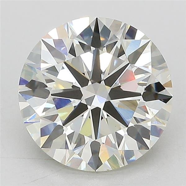 3.02ct J VS1 Rare Carat Ideal Cut Round Lab Grown Diamond
