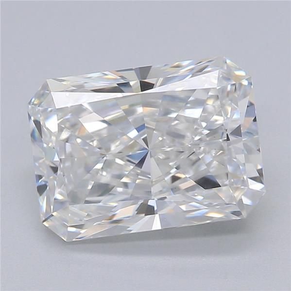 2.01ct D VVS2 Rare Carat Ideal Cut Radiant Lab Grown Diamond