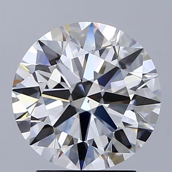 2.51ct E VS2 Rare Carat Ideal Cut Round Diamond