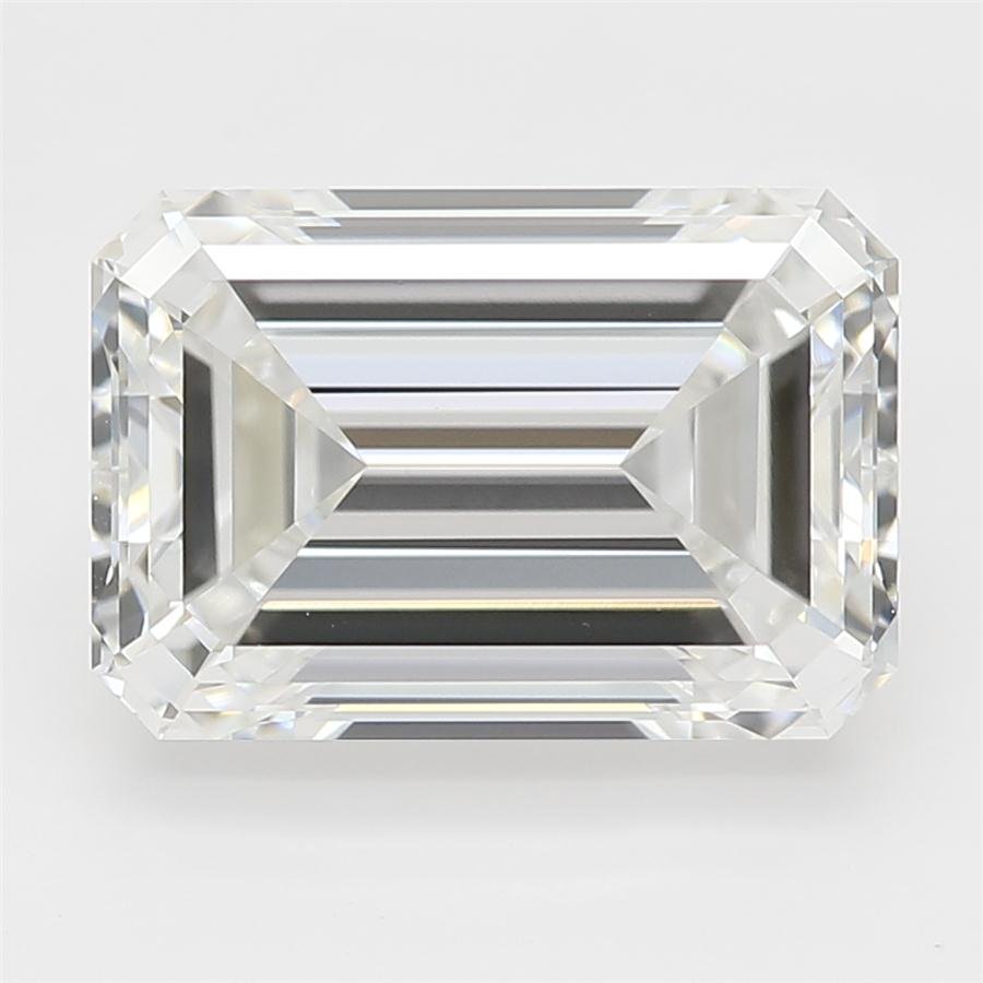 3.08ct H VS1 Rare Carat Ideal Cut Emerald Lab Grown Diamond