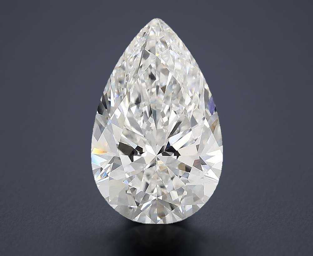 3.00 Carat Pear Lab Diamond