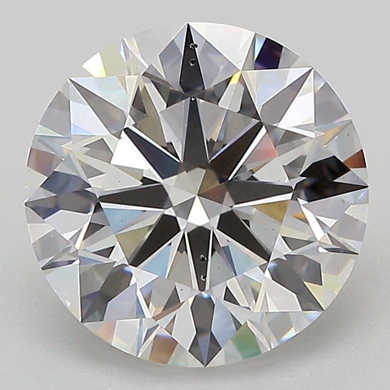 3.37ct E SI1 Rare Carat Ideal Cut Round Lab Grown Diamond