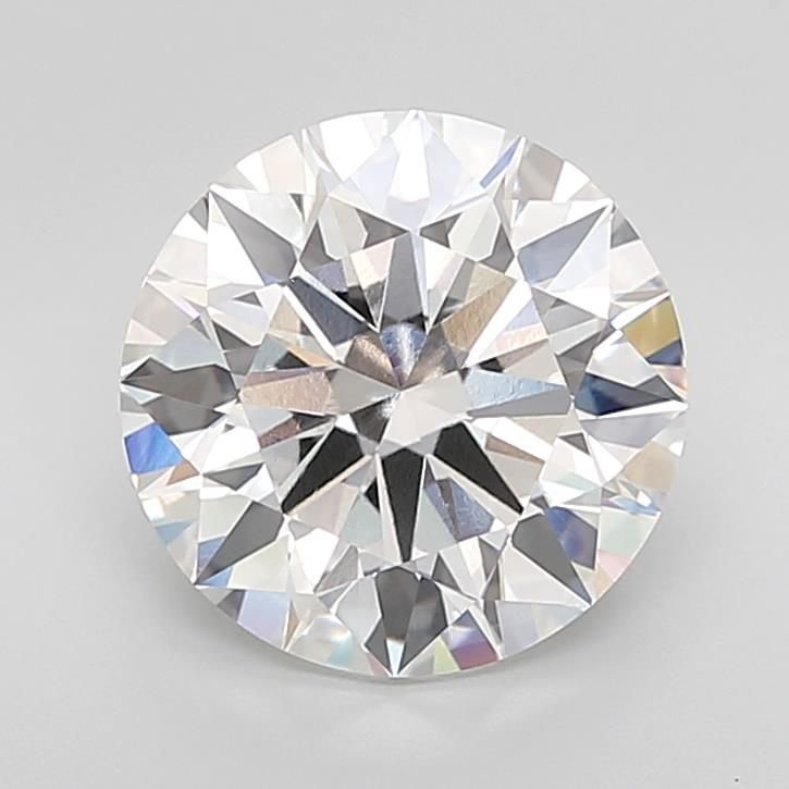 6.02ct F VVS2 Rare Carat Ideal Cut Round Lab Grown Diamond