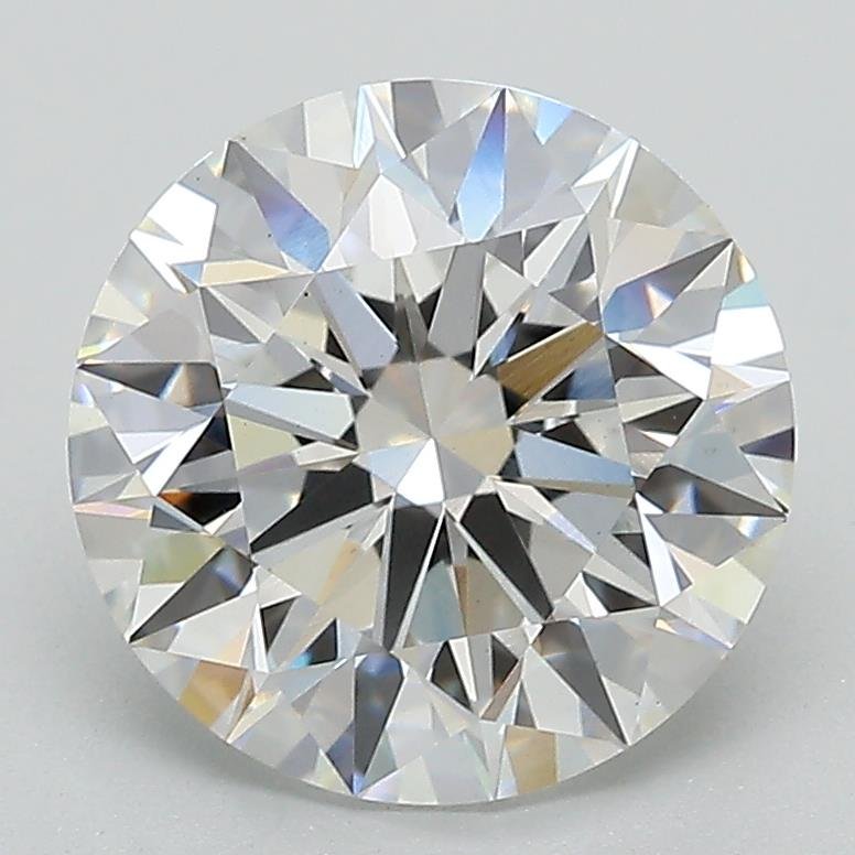 3.07ct F VS1 Rare Carat Ideal Cut Round Lab Grown Diamond