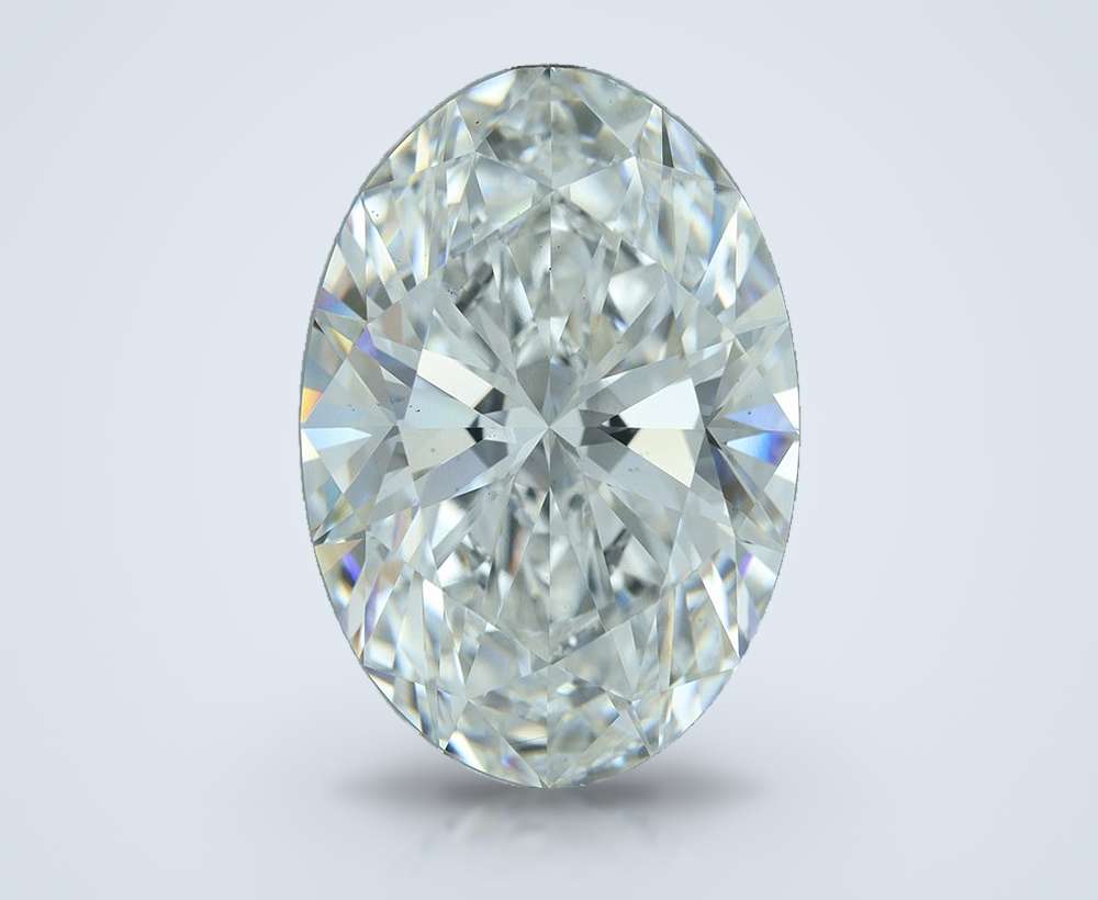 13.70 Carat Oval Lab Diamond
